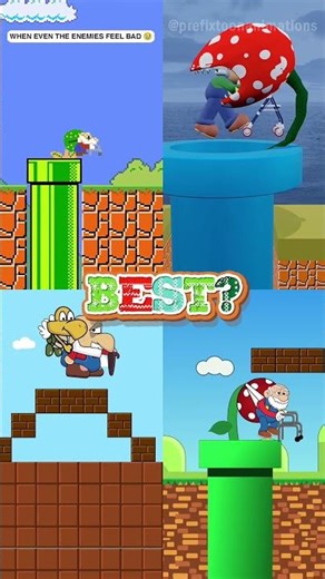 They Felt Bad for Old Mario🥹 #shorts #memes #funny #minecraft #roblox #animation #mario