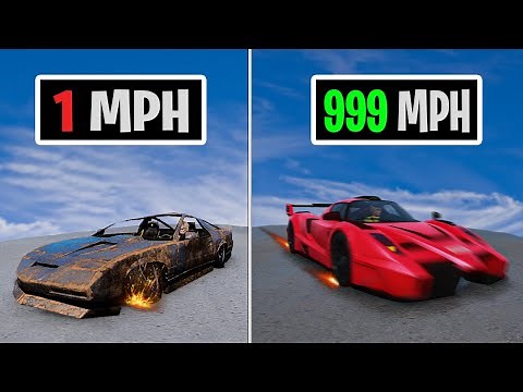 everytime i crash, my car gets FASTER... GTA 5 RP