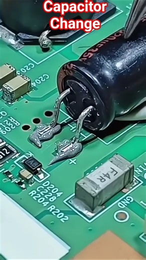 remove capacitor change capacitor solide Tipy #error E6