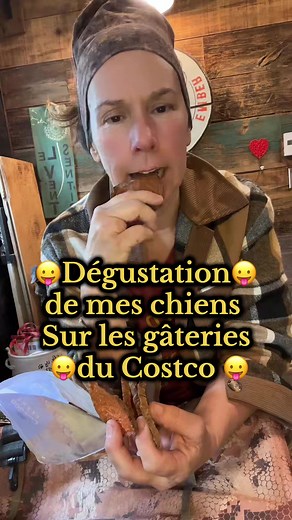 Dégustation de gâteries pour chiens au Costco