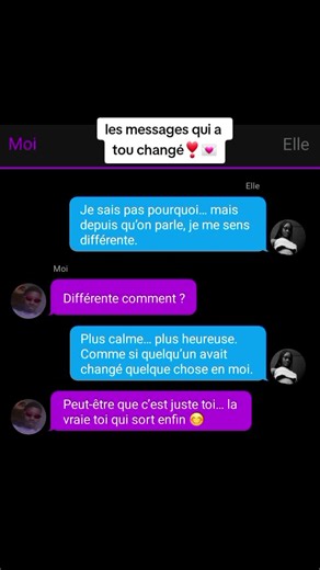 les messages qui a tou changé #amor❤️ #love #loveyou #femme #je ťaime @HISTOIRE PURE ❤️
