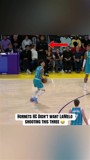 Charles Lee went from “NO” to clapping 😅👏 #nba #basketball #hornets #lameloball