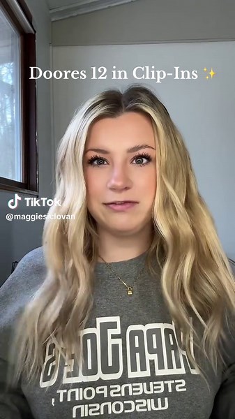 Stunning 12-inch Clip-In Hair Extensions from Doores