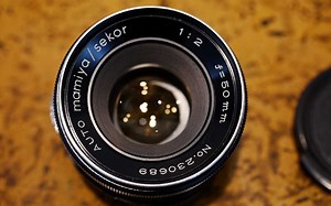 半年前买的 auto mamiya 50mm f2 转接10年前的老佳能