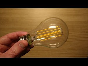 ASDA 12W (100W) LED filament lamp teardown. (with schematic)
