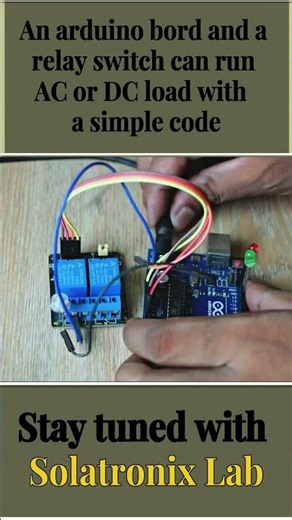 Relay switch controll by arduino (Simple Project)