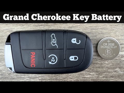 JEEP GRAND CHEROKEE Remote Key Fob Battery Replacement 2014 - 2021 How To Change Replace Batteries