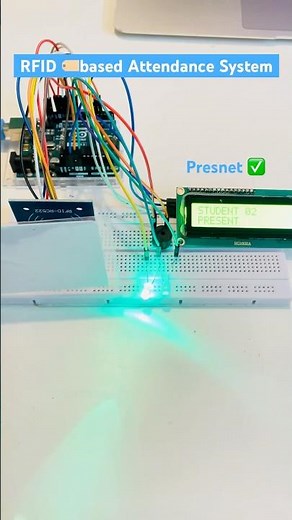 RFID based Attendance System Project @Arduino #rfidtechnology #electronics #viraltech