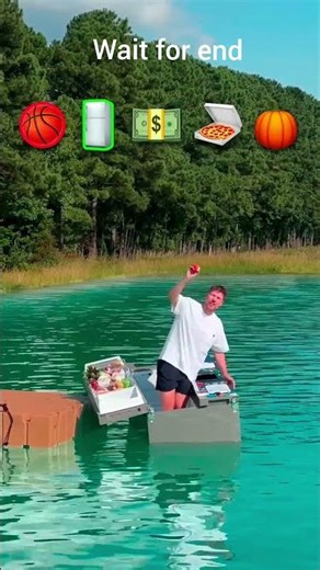 Experiments: Basketball vs Pizza Box Boat! 🛶