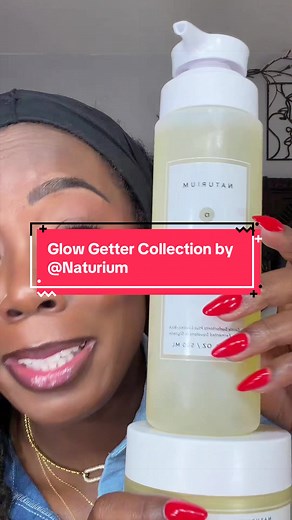 Upgrade your shower routine with the Glow Getter Collection by @Naturium. This oil-infused body care trio leaves skin looking radiant, smooth, and deeply nourished. The oil-to-gel body wash gently cleanses without stripping your skin, while the body oil and body butter lock in moisture for that soft, healthy glow. @Naturium #naturium #naturiumskincare #glowgetter #bodycare #bodycareroutine