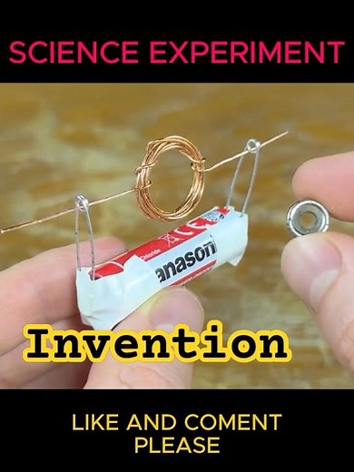 How to running a motor #experiment #inventiontech #scienceexperiment #shortsvideo #shorts