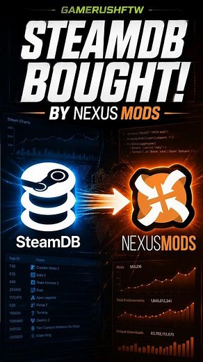 SteamDB Just Got BOUGHT by Nexus Mods