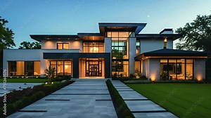 Chic and functional this modern house boasts a range of hightech amenities from a fully automated security system to a digitally connected kitchen.