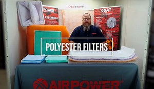 Polyester Filters for Paint, Powder Coating and HVAC | Air Power