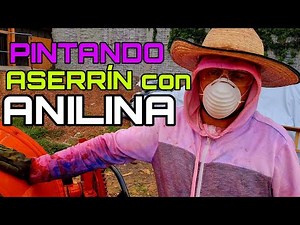 PAINTING sawdust WITH #aniline 👉 😀