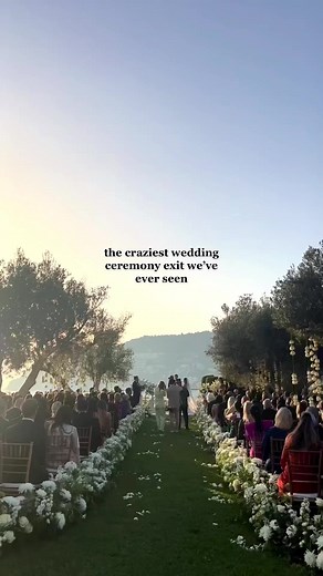 Unforgettable Wedding Ceremony Exit with Powder Cannons