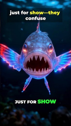 Glowfin Angryfish: The Deep Sea's Smallest Fury! #natureshorts #wildlife