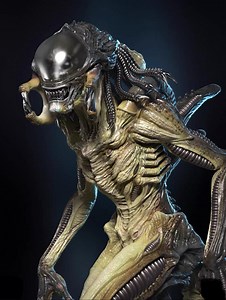 1/6 Scale Predalien Resin Statue – 30 Cm Hand-painted Sci-fi Horror Collectible - Etsy