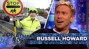68K views · 547 reactions | Russell Howard joins Jonathan on the couch to talk about working with his mother, having Greg Davies at his wedding, and why lollipop people are the most quintessentially British thing. | The Jonathan Ross Show | Facebook