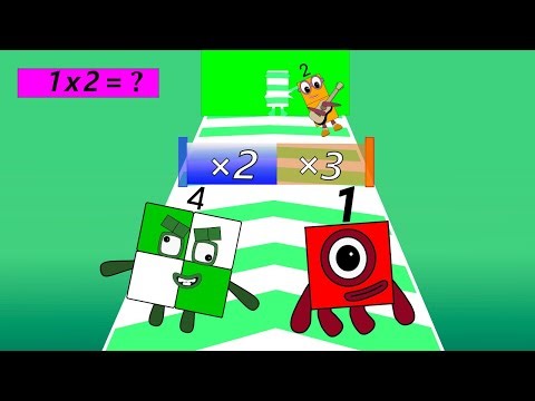 Numberblocks Multiplication Challenge | What Is 1 × 2? Math Game for Kids
