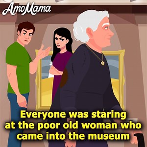 1.2M views · 2K reactions | Every day an old lady was standing before the same painting for hours | AmoMama Video | Facebook