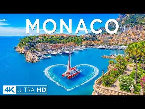 MONACO 4K DRONE FOOTAGE 🇲🇨 Riviera Luxury, Superyachts & Mediterranean Elegance