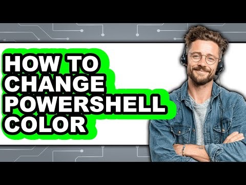 How to Change Powershell Color (easy Method)