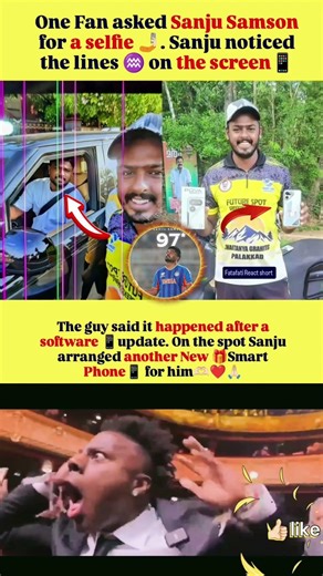 Sanju Samson’s 🫶🏻Heart of Gold! ❤️🙏👌🏻#youtubeshorts #salute #cricket