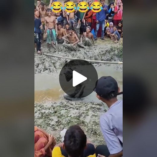 Playful Muddy Games in a Rural Setting