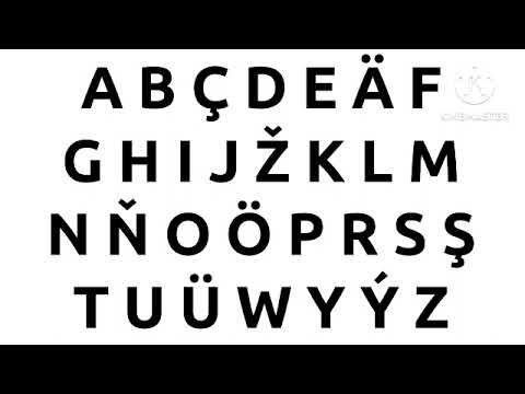 Turkmen Alphabet Song