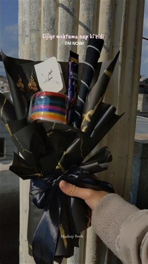 EIDI BOUQUET/ handmade eidi bouquet with elegant jewelry and mehndi | MB #eidgifts #bouquet