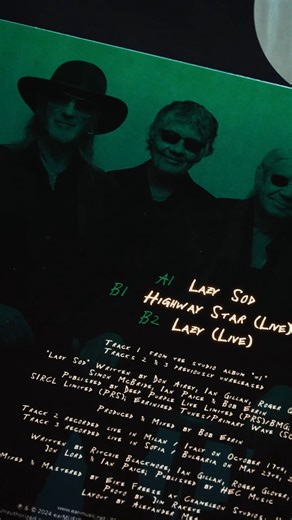 At the beginning of every Deep Purple show, there’s a moment that sends chills through the crowd — the dark arena is suddenly flooded with bright lights, the first explosive chord strikes, Ian Paice’s beat kicks in, and finally, the guitar riff ignites the anthem “Highway Star”! That same energy is captured on this special release for those who live and breathe Deep Purple. Limited to just 2,000 copies worldwide, this release includes three tracks: the new song "Lazy Sod" and live renditions of 