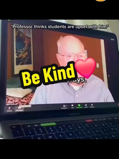 During the height of remote learning, Chapman University professor Dr. James Brown was surprised by his students during their final Zoom class. As the session began, each student turned on their camera holding handwritten signs thanking him for his kindness, energy, and support throughout the semester. Overwhelmed, Dr. Brown became emotional, telling them, “You’re gonna make me cry.” The heartwarming moment was recorded and shared on TikTok by student Lauren Herrle, quickly going viral as a symb