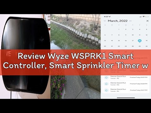 Review Wyze WSPRK1 Smart Controller, Smart Sprinkler Timer with EPA Watersense, 8-Zone WiFi (1 Year