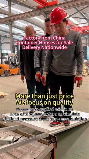 How Strong Is a Mobile House Steel Frame? | Real Load Test #expandablecontainerhouse