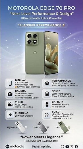 Motorola Edge 70 Pro Full Specifications & Features | Premium Flagship Phone 2026