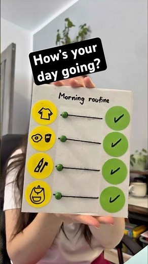 DIY Routine Chart for Kids ✅