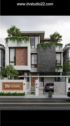 Modern Elevation Design💫💯Conceptualized by DV Studio using AI #houseplan #home