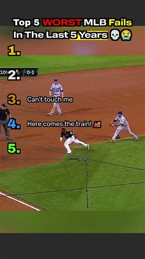 Top 5 WORST MLB Fails In The Last 5 Years 💀😭