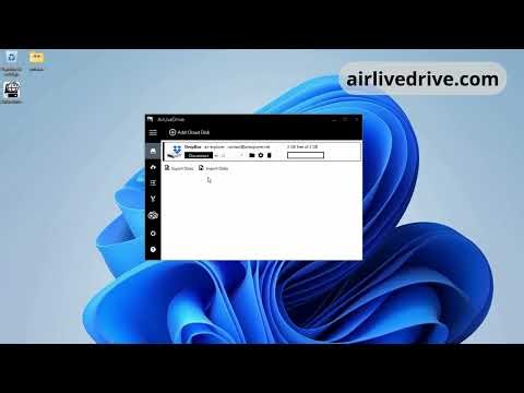 How to turn Dropbox into a virtual drive with Air Live Drive.