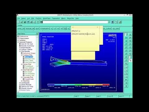 VCCT in Ansys Mechanical APDL