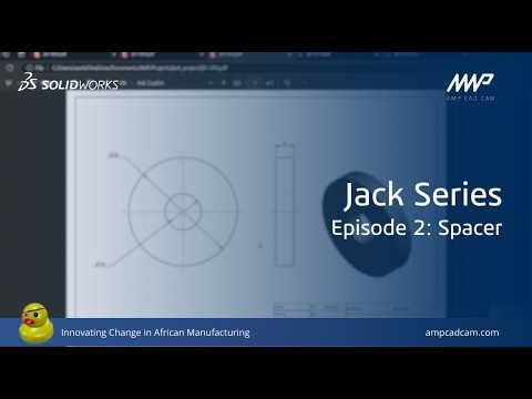 SOLIDWORKS Jack Project Series | How to Create a Spacer from a Drawing