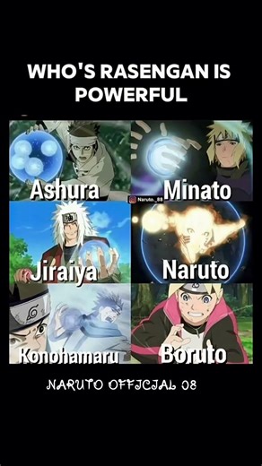 Who's Rasengan is Most Powerful? Asura vs Minato vs Jiraiya vs Naruto vs Konohamaru | #Naruto #anime