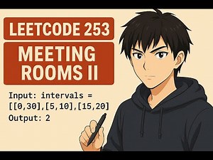 LeetCode 253 Meeting Rooms II - Why This Trick Solves it (2025-11-23 001)