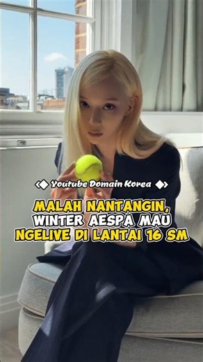 Instead of backing down, Winter from Aespa wants to go live on the 16th floor of SM