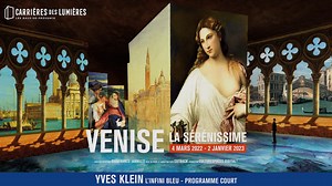 🎭 Dès le 4 mars, découvrez notre exposition « Venise. La Sérénissime » et partez à la rencontre des plus grands maîtres Vénitiens tels que Bellini, Tintoret, Le Titien, Canaletto ou encore Véronèse. © Culturespaces / Réalisation : David Coignoux / Captation : Métaphore production | Carrières des Lumières
