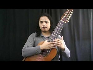Perfecto De Castro talks about his 10-string Guitar