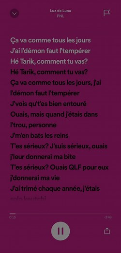 Luz de Luna- PNL 🤩🫀 #speedsongfrancais #speedsongs #pnl #pnlmusic #pourtoi #prt #fyp