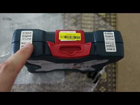 Bosch Drill Bit Set Unboxing | Bosch 33-Piece X-Line Screwdriver Bits & Drill Bits Mini Set