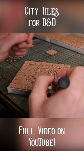 How I made City Tiles for Dungeons and Dragons!